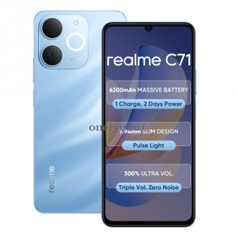 Realme C71 4G (Sea Blue, 4+64GB)