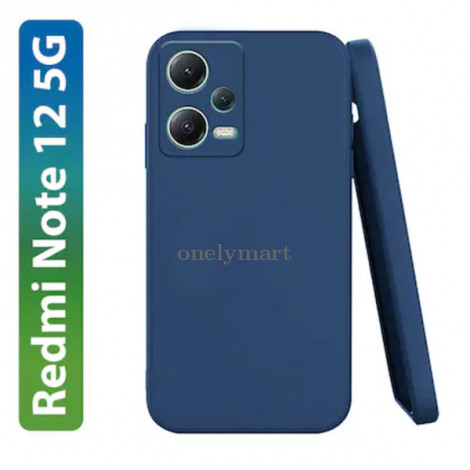 Redmi Note 12 5G Blue Silicon Cover