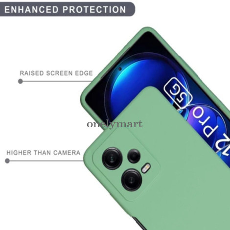Redmi Note 12 Pro Sky Blue Silicon Cover