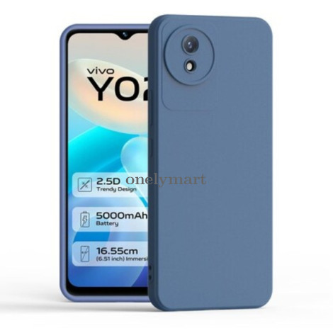 Vivo Y02 Blue Silicon