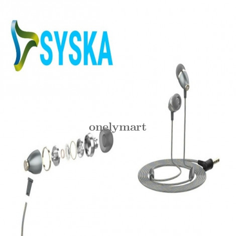 Syska Ultra Bass HE2500-BL 3.5MM Earphone
