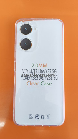 Vivo Y18/T3 Lite/Y37 5G/Y18E/Y28S 5G/Y28E 5G Clear Case