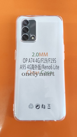 Oppo A74 4G/F19/F19S/A95 4G /Reno 6Lite Clear Case