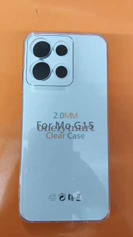 Moto G15 Clear Case