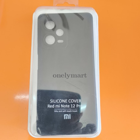 Redmi Note 12 Pro Black Silicon Cover